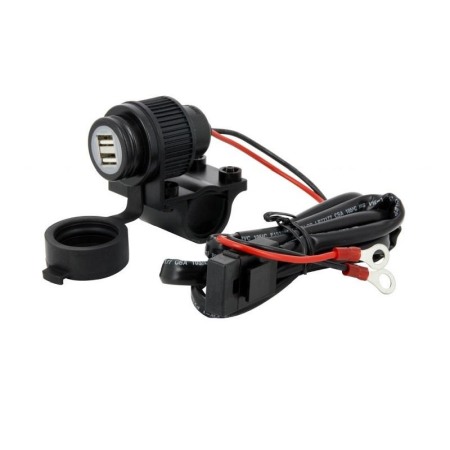 Utile - SIFAM - PRIZA DUBLU USB 2.0 [ETANS] CU SIGURANTA 3Amp, 5V