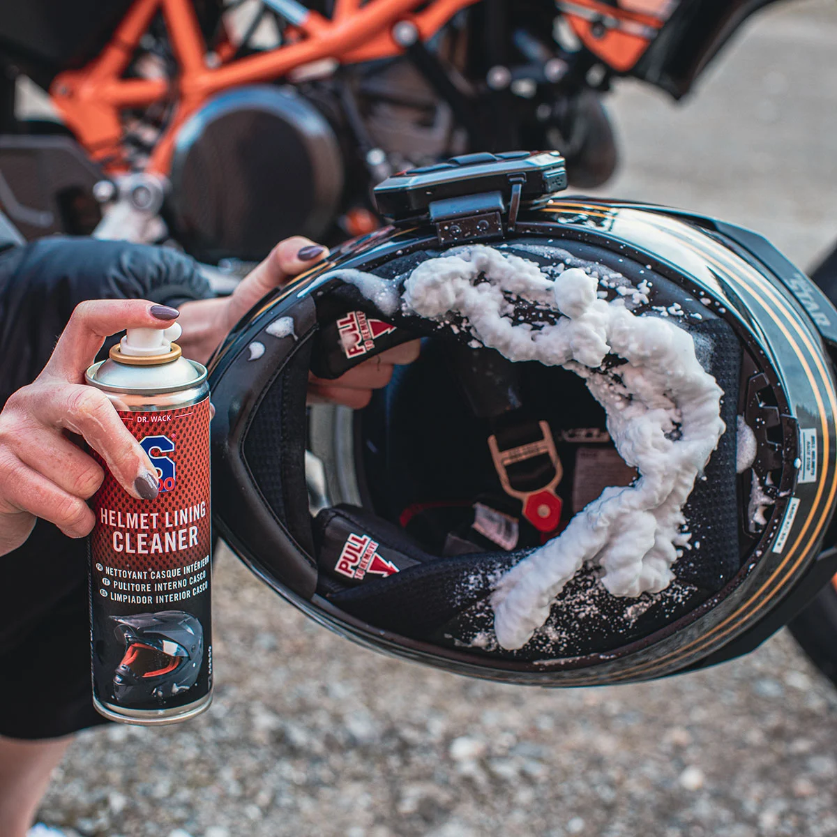 Spray curatare interior casca S100 Lining Cleaner [1]