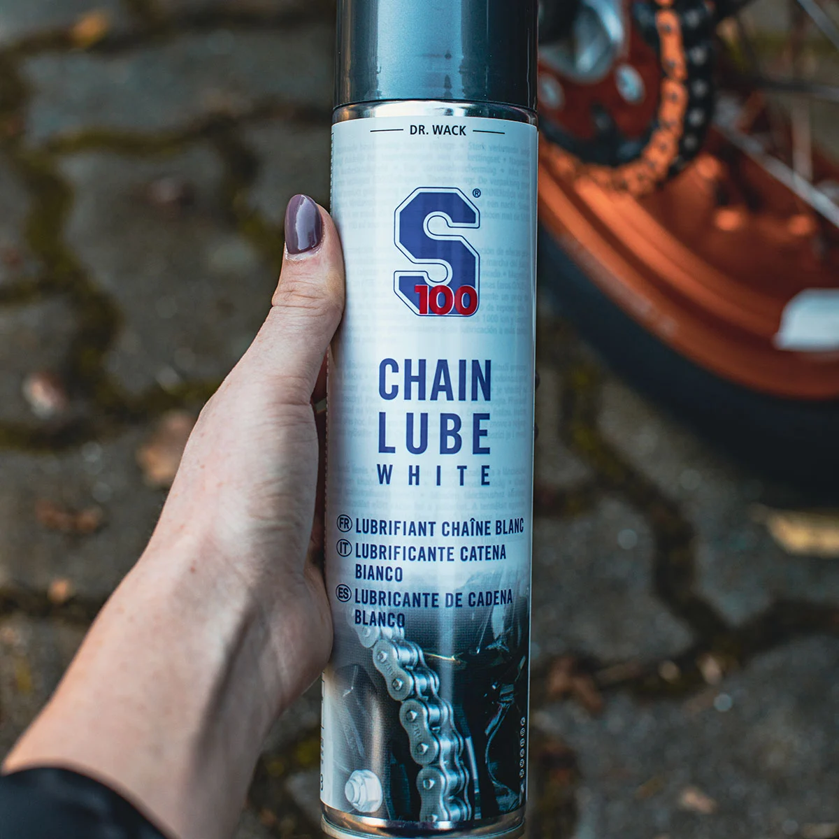 Spray lubrifiant lant S100 White 400ml [2]