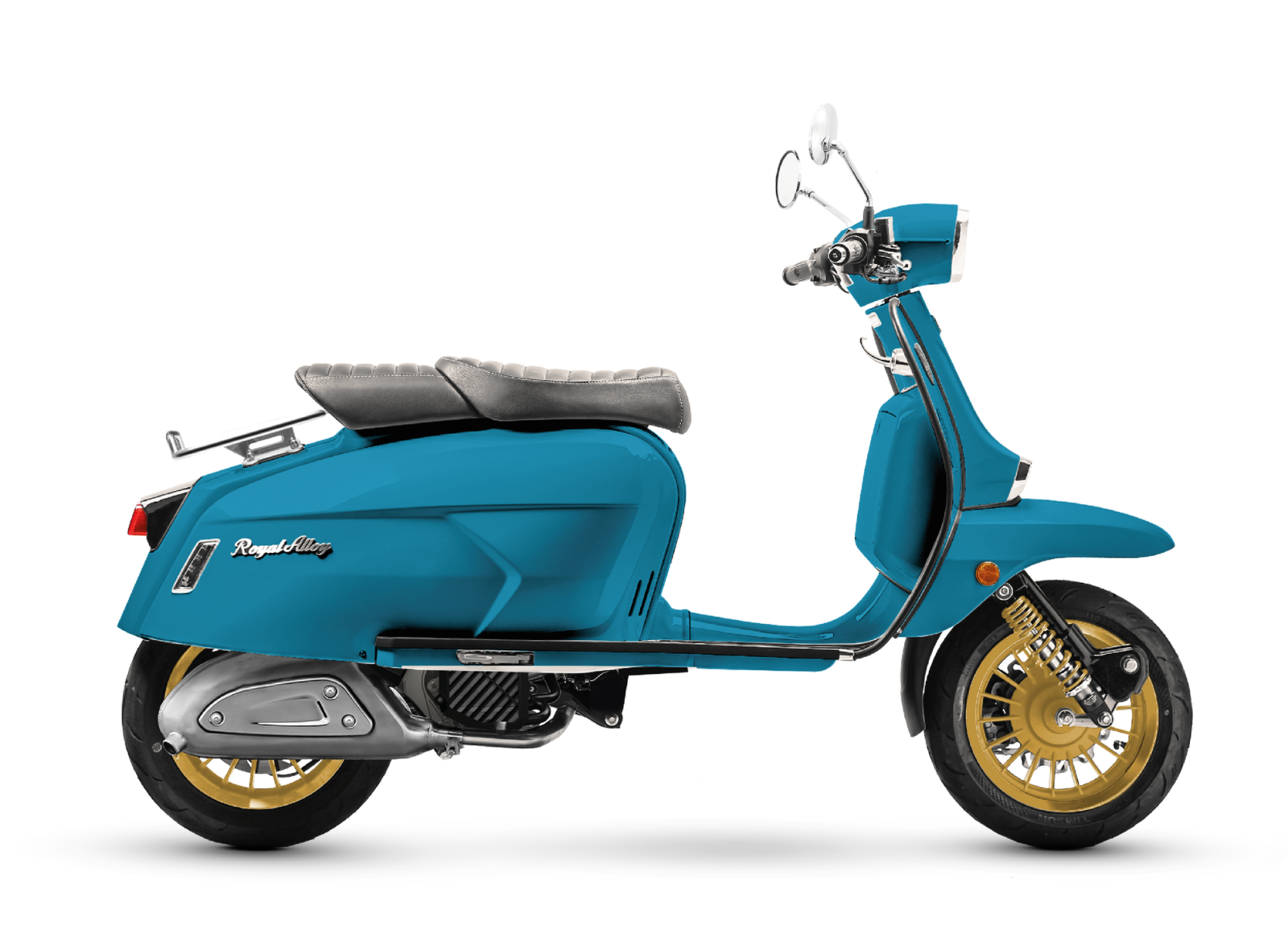 Royal Alloy GP125 SE CARIBBEAN BLUE/GOLD