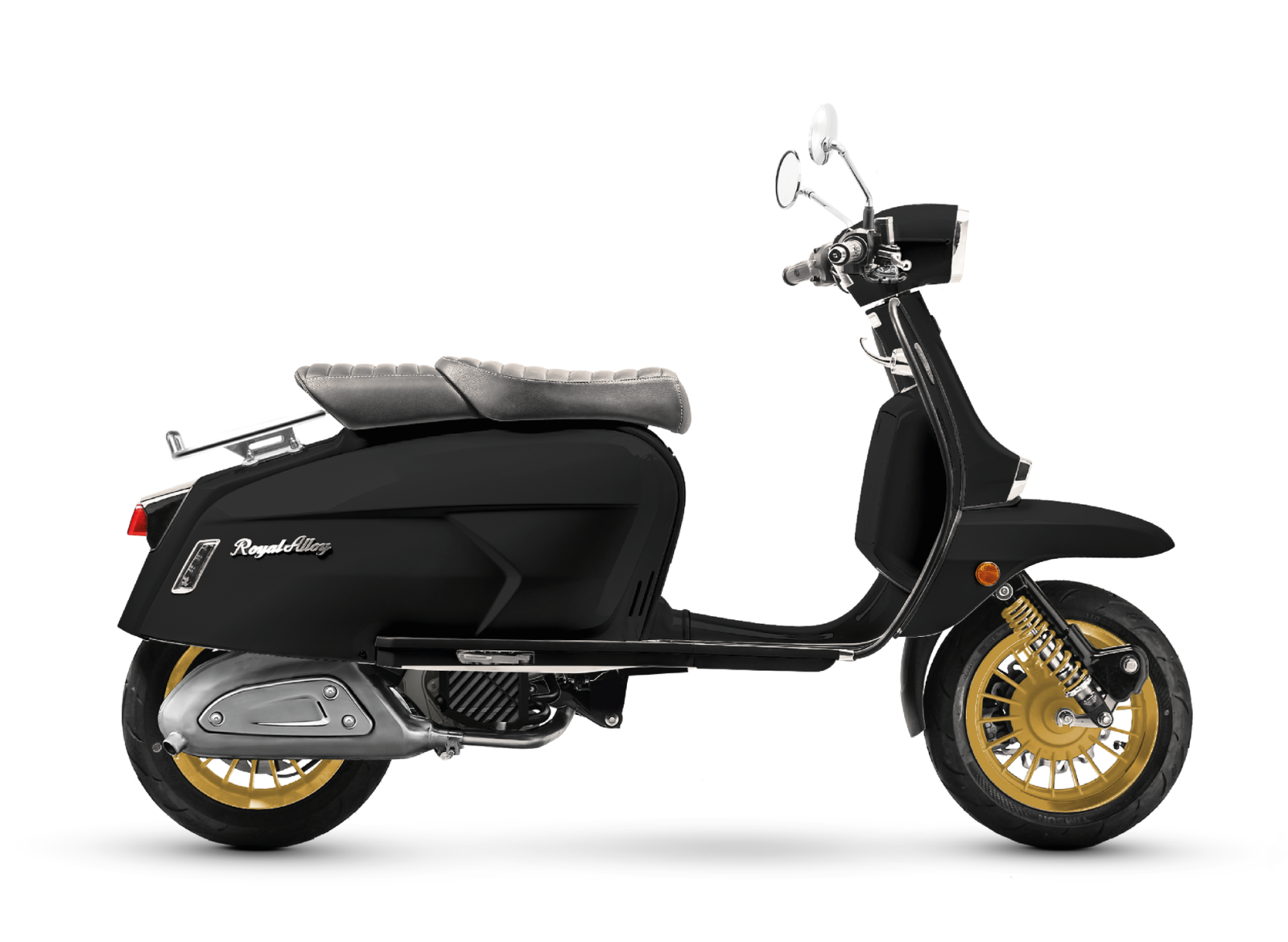 Royal Alloy GP125 SE BRIGHT BLACK/GOLD