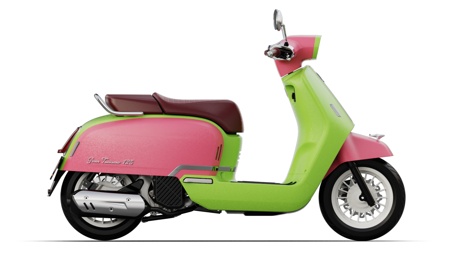 Royal Alloy GT2 125 FUN Parrot (armoured paint)