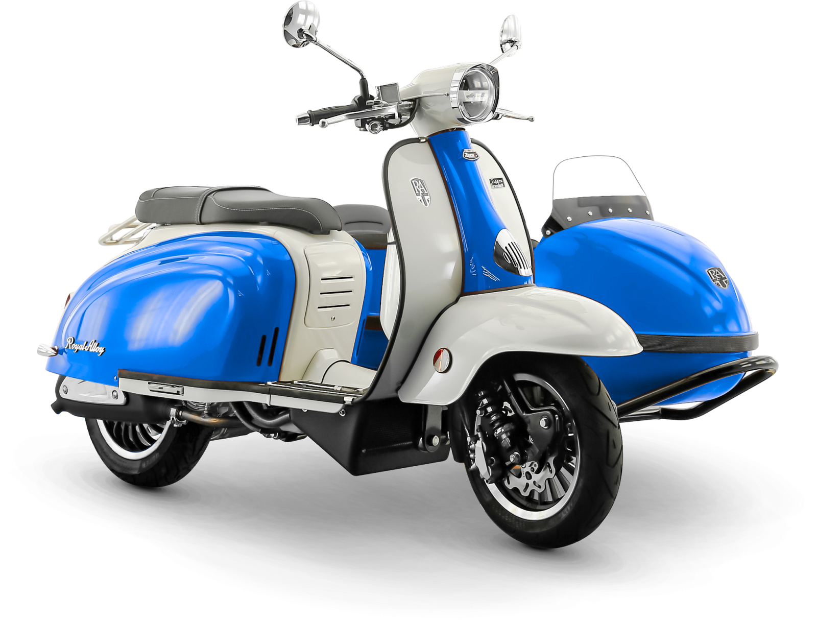 Royal Alloy TG350 SIDECAR BRIGHT BLUE/IVORY