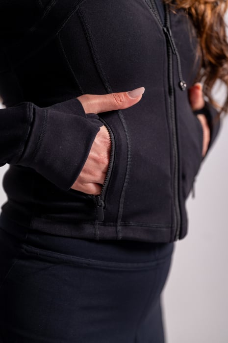 Bluză cu fermoar și buzunare -Flow [5]