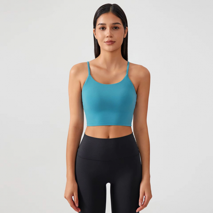 top cu bustiera, maiou cu bustiera, crop top bretele subtiri [1]