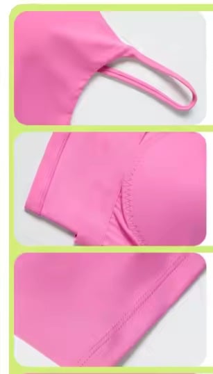 top cu bustiera, maiou cu bustiera, crop top bretele subtiri [2]