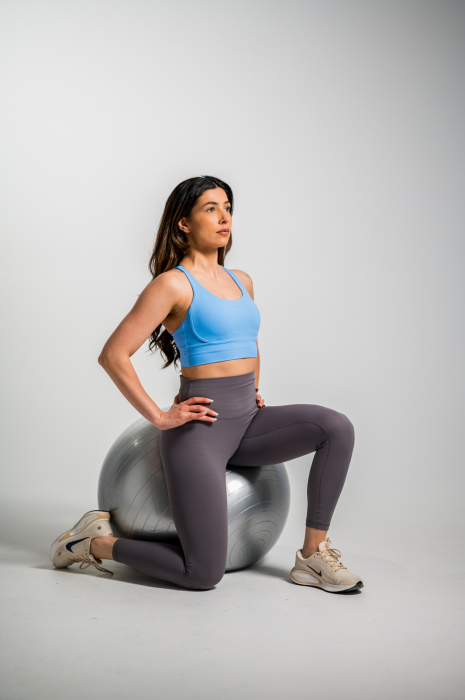 Colanți cu elastic la spate - Contour - Gri [2]