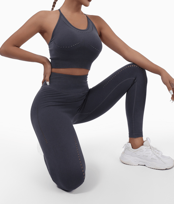 Active Glow – Leggings Modelatori Gri Petrol [1]