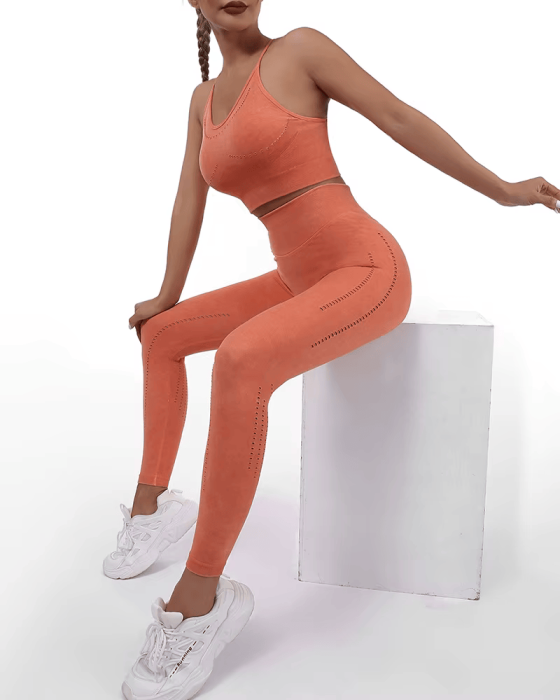 Active Glow – Leggings Modelatori Orange [1]
