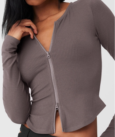 Tops - Ribbed Long Sleeve