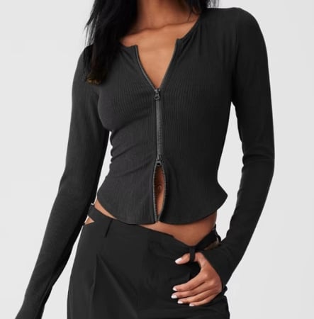 Tops - Ribbed Long Sleeve