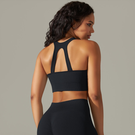 Top Urban Rib negru [3]