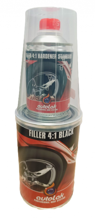 Autolak Filler 4:1 Black 1L + Hardener 250ML [1]