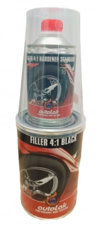 Materiale Vopsitorie - Autolak Filler 4:1 Black 1L + Hardener 250ML