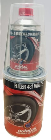Materiale Vopsitorie - Autolak Filler 4:1 White 1L + Hardener 250ML