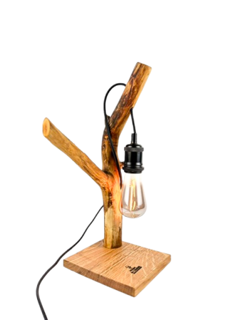 Lampi handmade din lemn masiv – Iluminat natural - Lampă decorativă handmade din lemn natural,