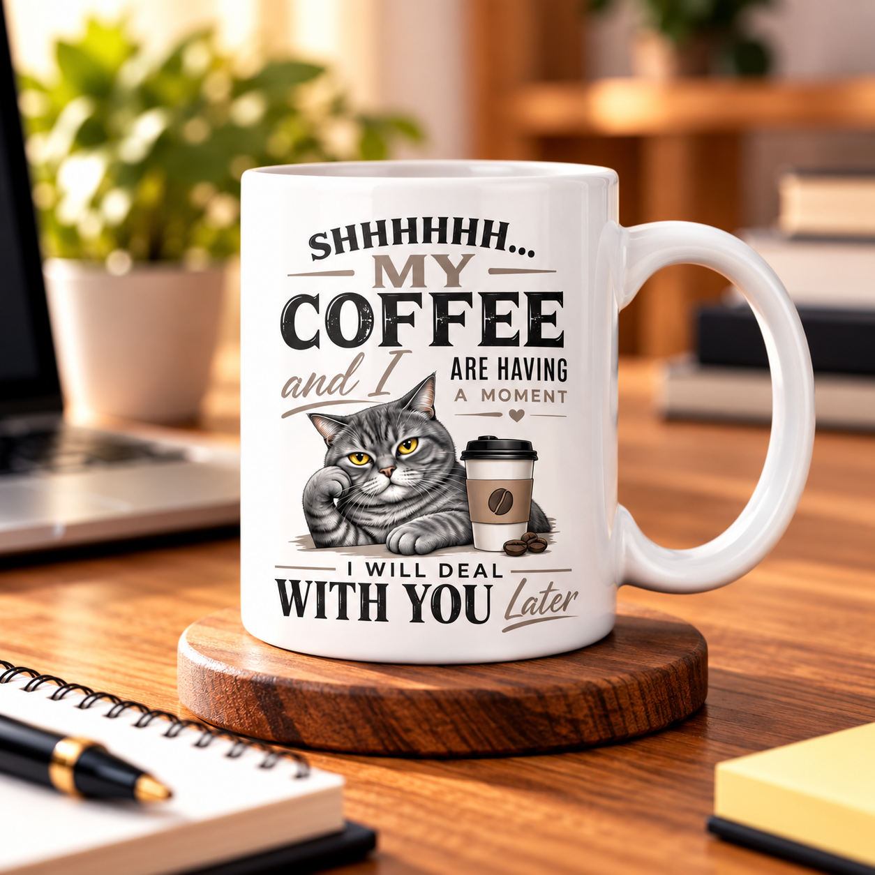 Cană amuzantă My Coffee and I [2]