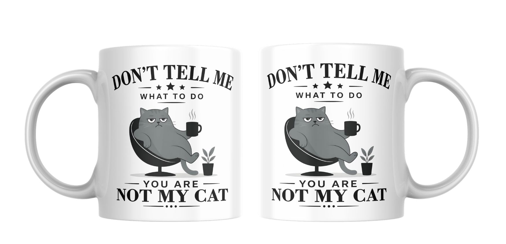 Cană amuzantă Not My Cat [2]