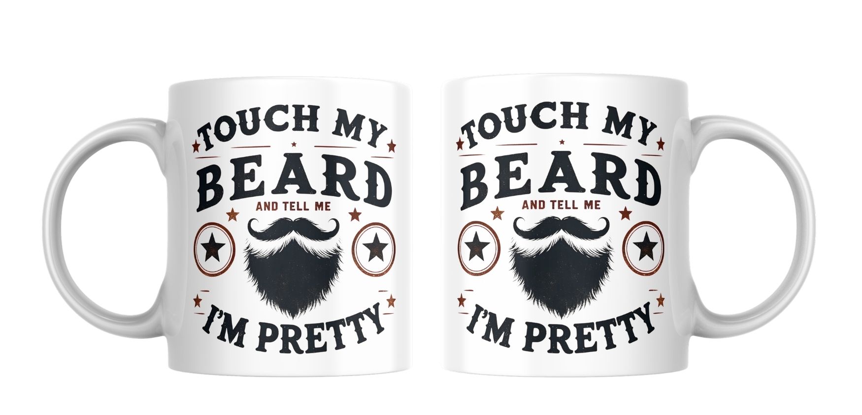 Cană amuzantă Touch My Beard [2]