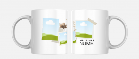 Cani personalizate - Cana Dl/Dna  colaj 3 poze