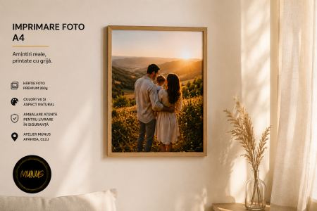 Imprimare Foto - Imprimare Foto A4 pe Hartie Foto Premium 260g | Munus Cluj