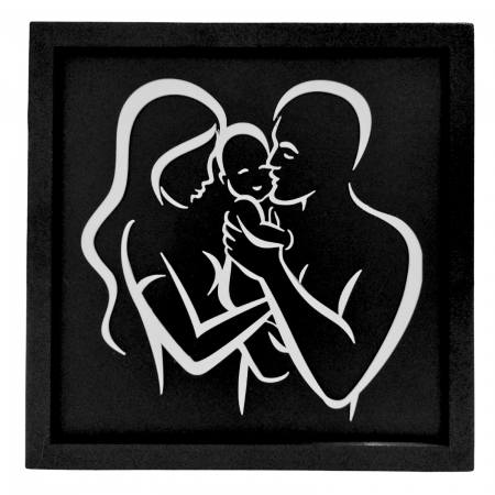 Personalizare 3D - Rama foto familie 3d