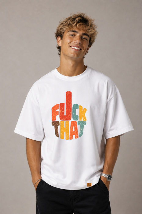 Tricou premium oversized 100% bumbac, no. 007 [3]
