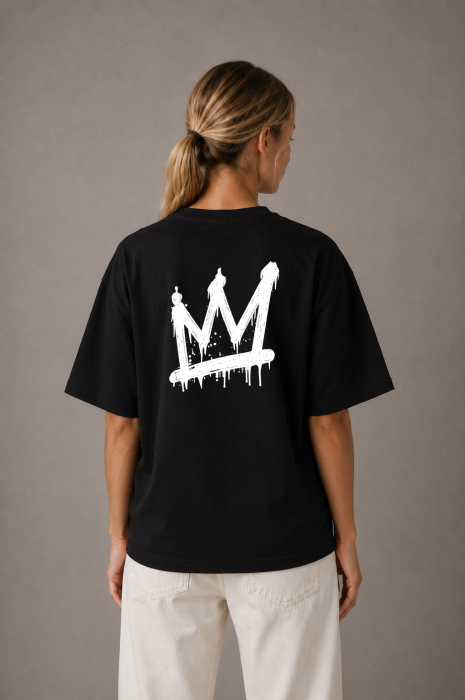 Tricou premium oversized 100% bumbac, no. 001 [5]