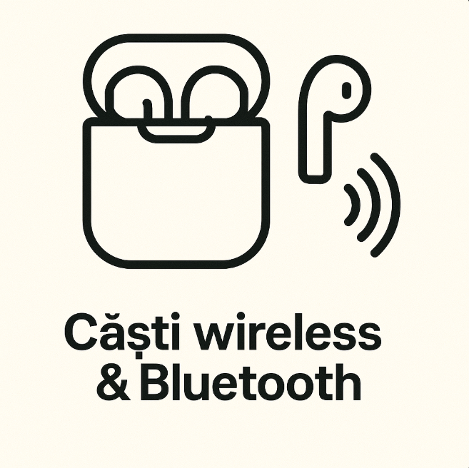 Casti Wireless&Bluetooth