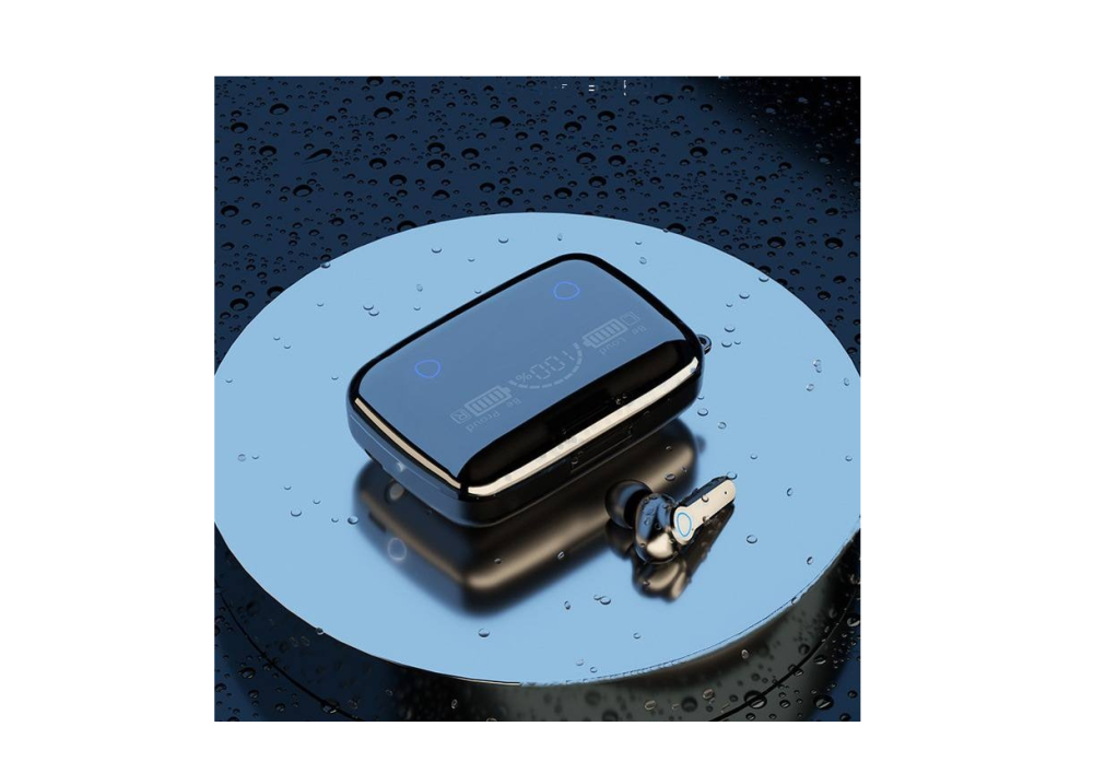 Căști Wireless M19 Bluetooth 5.1, Touch, Display Digital, Carcasă 2000 mAh, Negru – MyAllora [3]