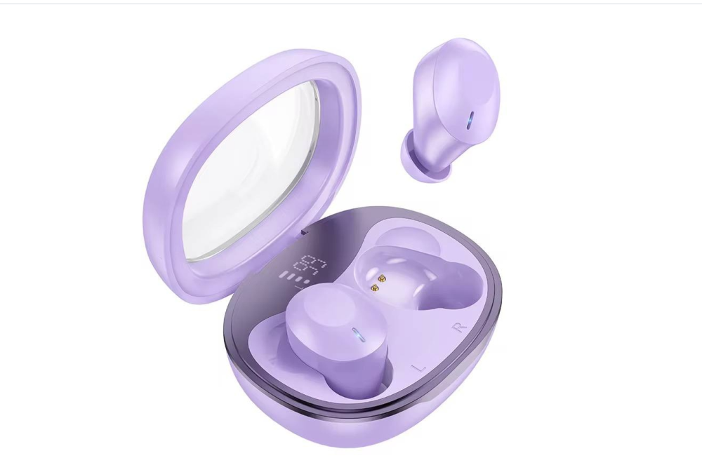 Căști Wireless Hoco EQ3 Bluetooth 5.3, 150 mAh, 150h StandBy, Smart True, Purple – MyAllora [1]
