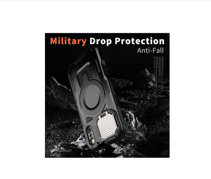 Husa Maxcell UrbanMag iPhone 17 MagSafe Hybrid Armor MagCase PC TPU negru [2]