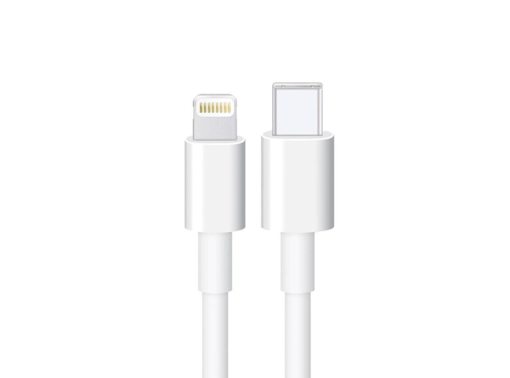 Iphone Cablu Type-C la Lightning, 20W Fast Charging, 1 m, alb | MyAllora [1]