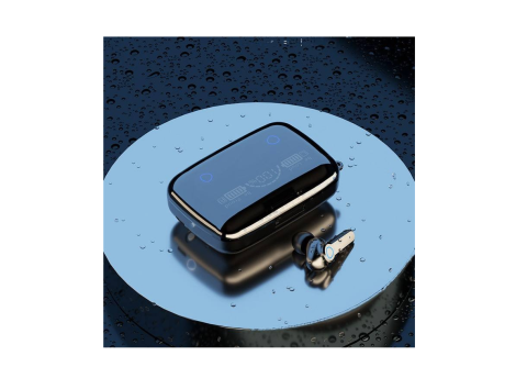 Căști Wireless M19 Bluetooth 5.1, Touch, Display Digital, Carcasă 2000 mAh, Negru – MyAllora [2]