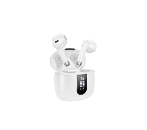 Casti Wireless, Ear Buds, Bluetooth - Hoco EW36 – Căști wireless TWS Bluetooth 5.3, 150h standby, 400mAh, Melody, alb | MyAllora