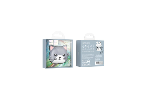 Căști Wireless Hoco EW46 Bluetooth 5.3, Cat Case 300 mAh, 150h StandBy, Gri – MyAllora [3]