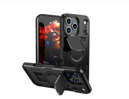 Huse Terlefoane - Husa Maxcell UrbanMag iPhone 17 MagSafe Hybrid Armor MagCase PC TPU negru