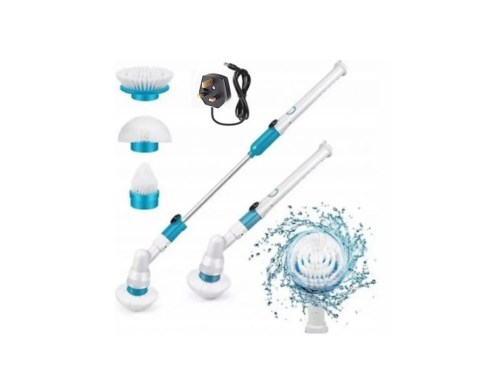 Perie electrică rotativă 300 rpm, 60 min, telescopică – Alb/Albastru | MyAllora [1]