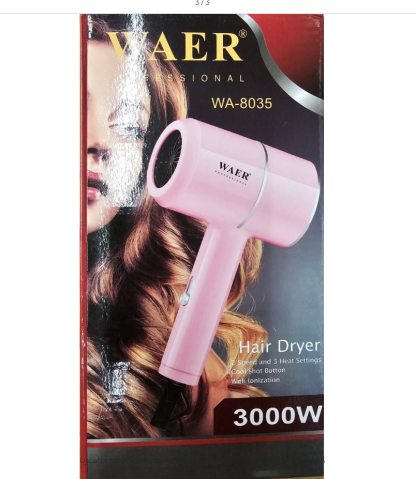 Uscător de păr mini 3000W, 3 trepte, roz – MyAllora [1]