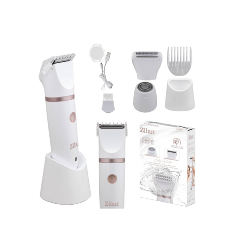 Ingrijire Personala - Zilan ZLN8740 – Epilator electric 3 în 1, 3 capete, 60 min – Alb | MyAllora