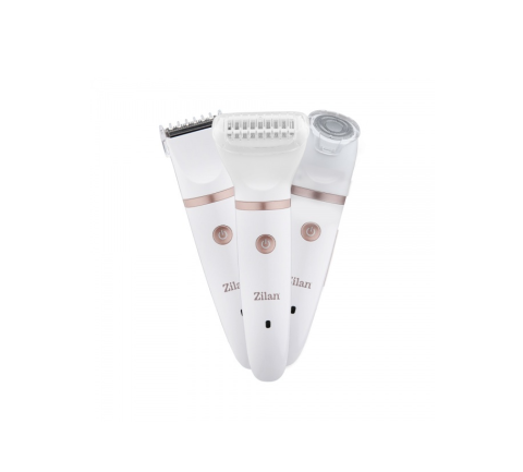 Zilan ZLN8740 – Epilator electric 3 în 1, 3 capete, 60 min – Alb | MyAllora [3]