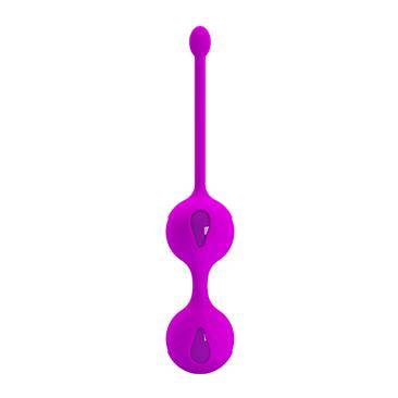 Jocuri / Jucării / Cadouri - Bile Vaginale Kegel Tighten Up II, Silicon, Mov, Pretty Love