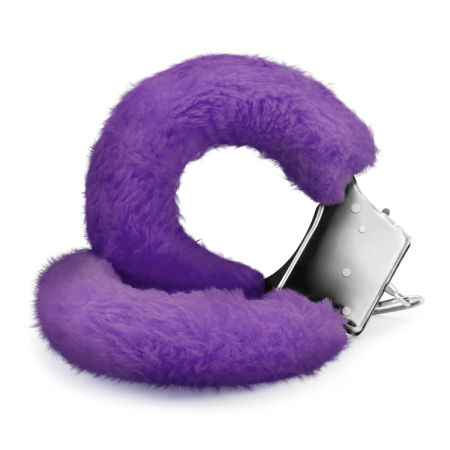 BDSM - Catuse cu Plus Love Cuffs pentru Maini, Mov
