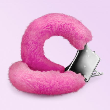 BDSM - Catuse cu Plus Love Cuffs pentru Maini, Roz