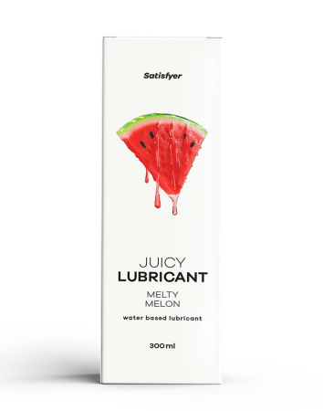 Lubrifianți - Lubrifiant pe Baza de Apa Juicy Lubricant Melty Melon, Aroma Pepene, 300 ml
