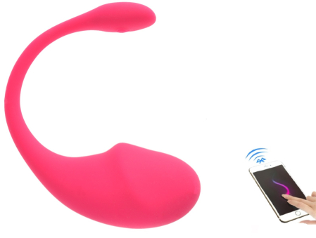 Vibratoare - Ou Vibrator Smart Eva, Control prin Aplicatie Bluetooth, USB, Roz, 22 cm, Mokko Toys