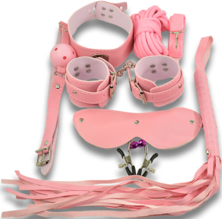 BDSM - Set BDSM 7 Piese Harass Me!, Roz, Guilty Toys