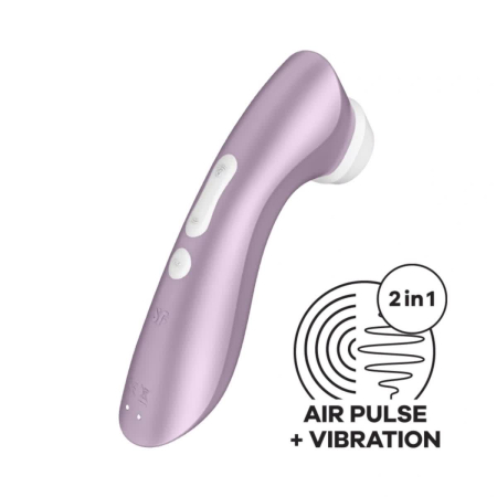 Vibratoare - Stimulator Pro 2+, 11 Moduri Suctiune, 10 Moduri Vibratii, USB, Violet