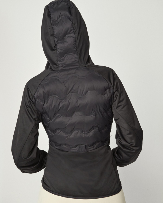 Hooded quilted jacket [7]