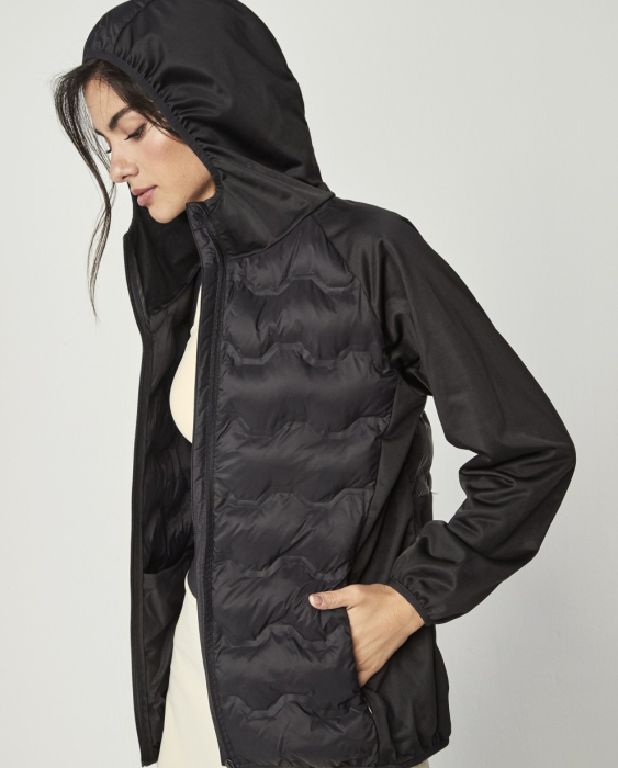 Hooded quilted jacket [6]